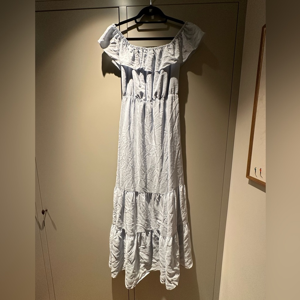 Club Monaco silk maxi dress